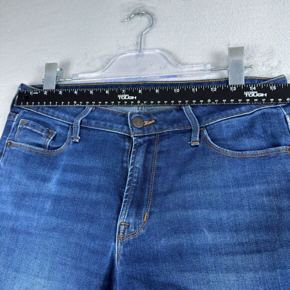 Old Navy Mid Rise Pop Icon Skinny Jeans Womens Size 10 Long Medium Wash Blue - Picture 6 of 11